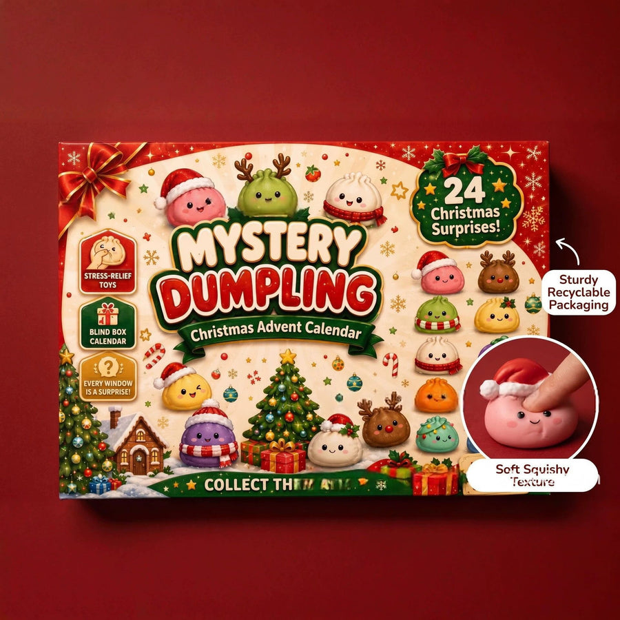 Mystery Dumpling Advent Calendar 2026 - 24 Squishy Christmas Surprises